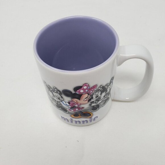 Disney Parks Minnie Mouse Emotions Embossed Coffee Mug 3D Pink Shadow Style - Picture 5 of 9